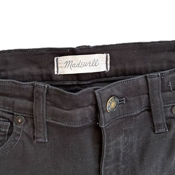 Madewell Black 8” Skinny Jeans Size 28 - Picture 4 of 11